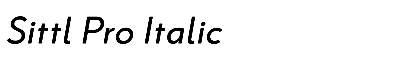 Sittl Pro Italic